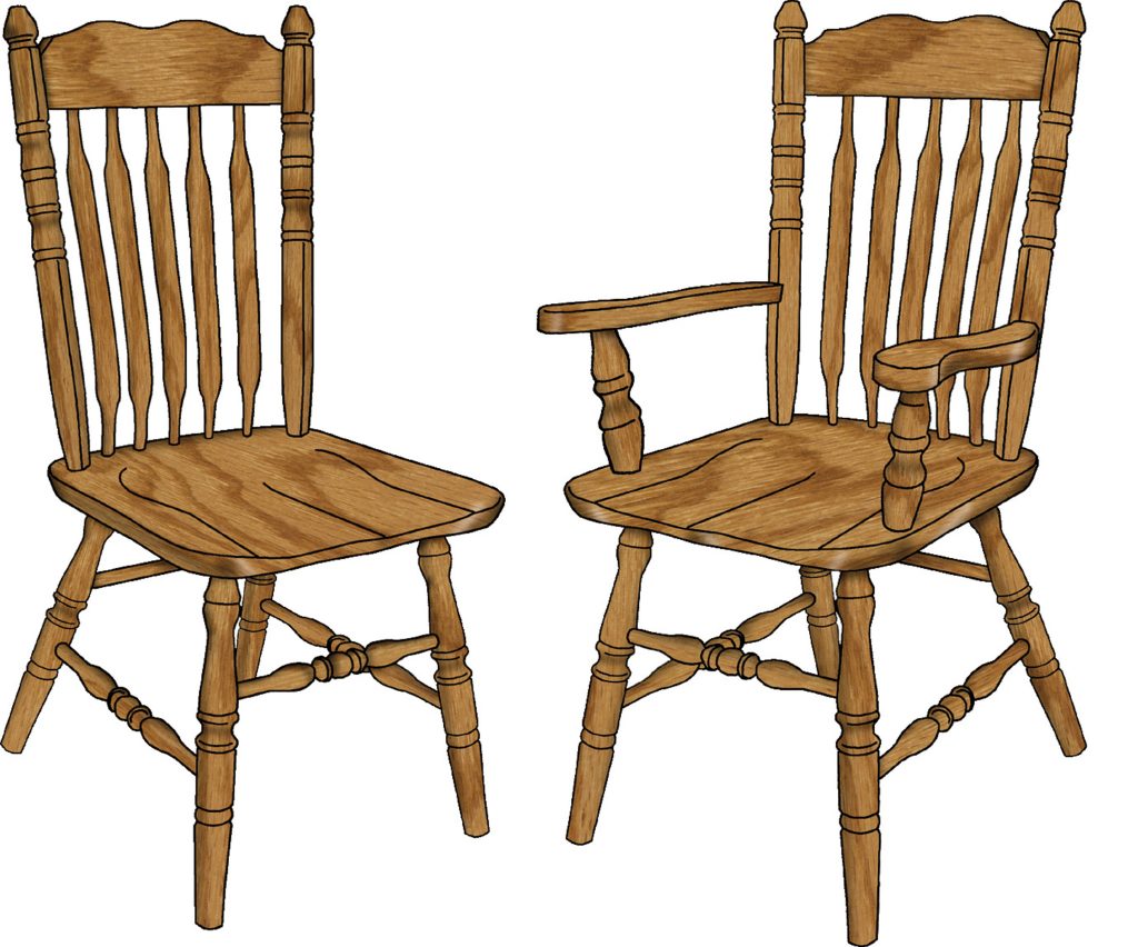 Bent Cattail Chairs