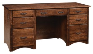 Shaker 62'' Double Pedestal Desk