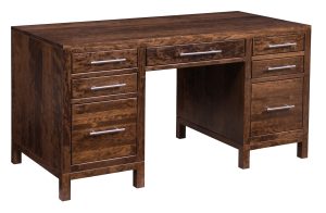 Vienna 60'' Double Pedestal Desk